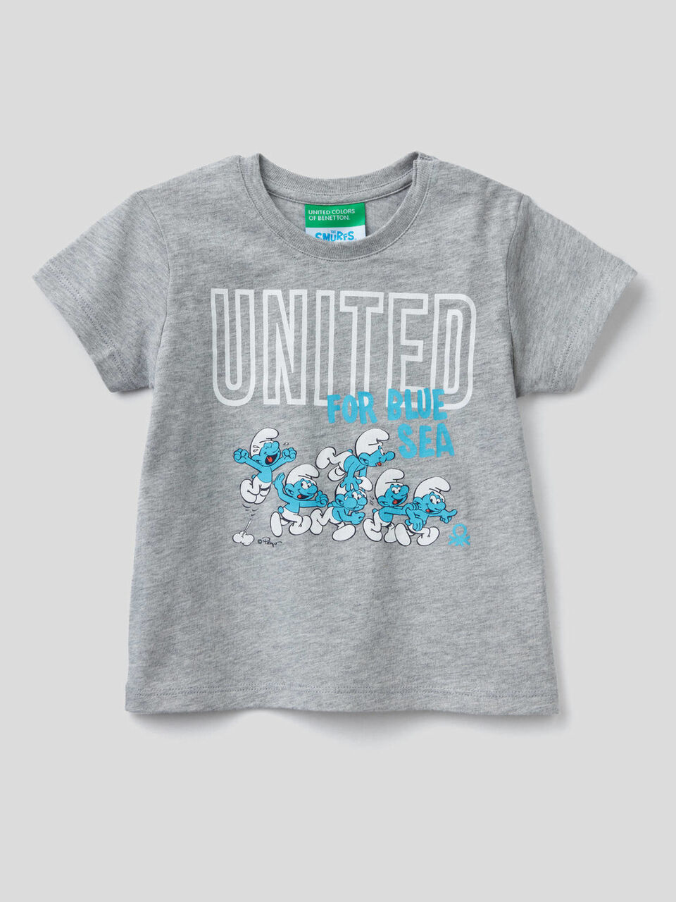 T-shirt com estampa Os Smurfs image number 1