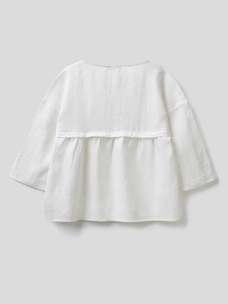 Blusa 100% linho com folho image number 2