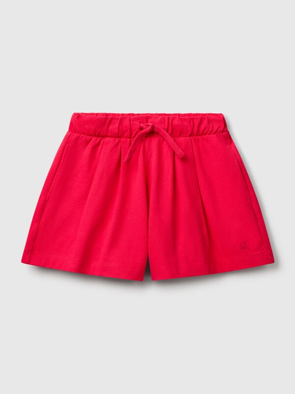 Shorts em algodão puro Menina
