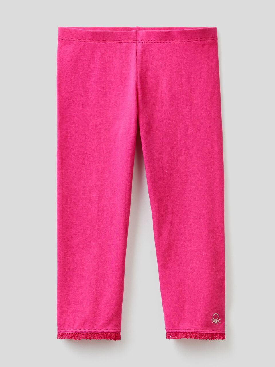 Leggings 3/4 em algodão stretch image number 1