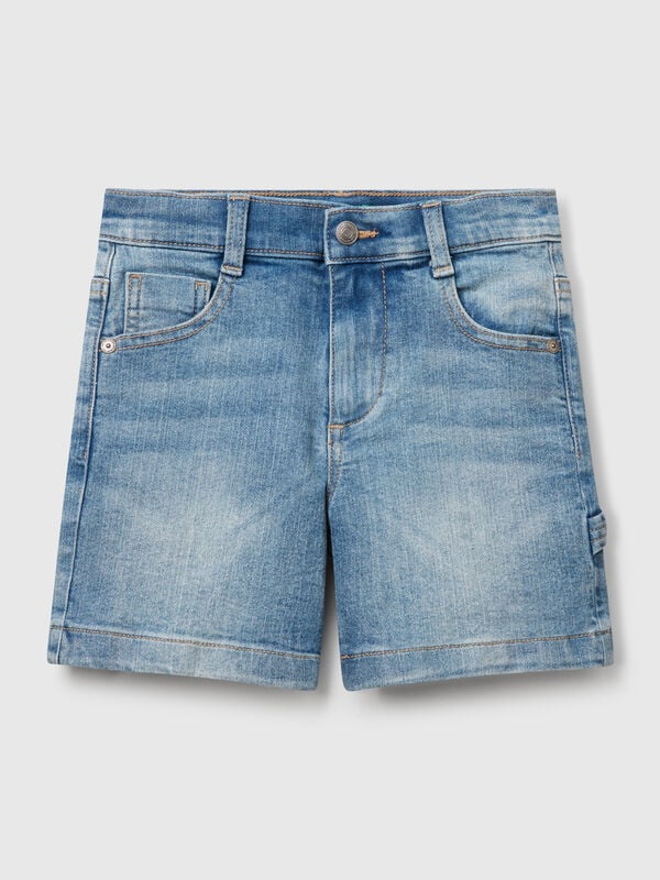 Bermudas em denim  Menino