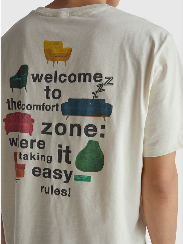 T-shirt relaxed fit Homem