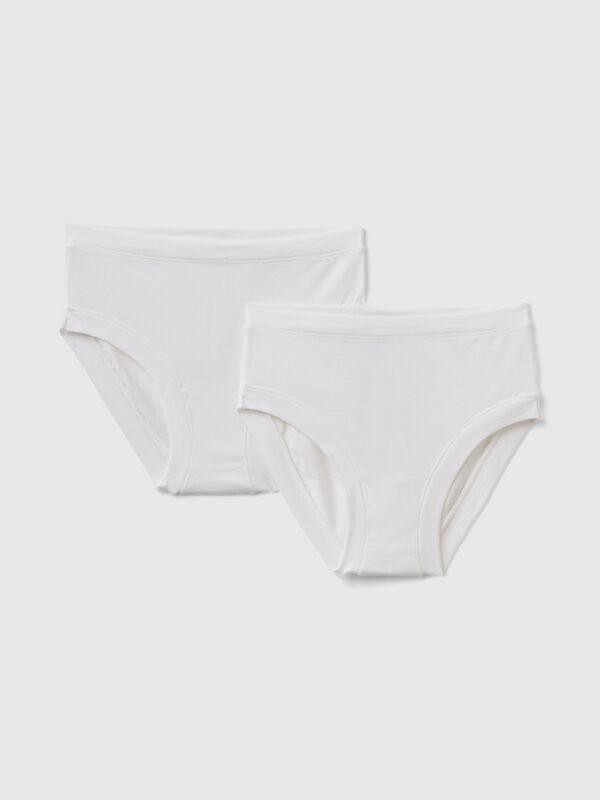 Dois slips em algodão super stretch Menina