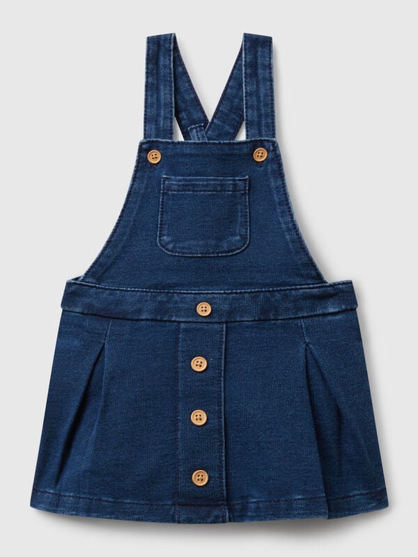 Saia jardineira de jeans Recém-nascido