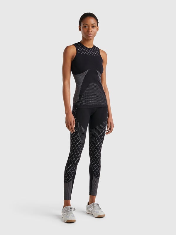 Leggings desportivas sem costuras Mulher