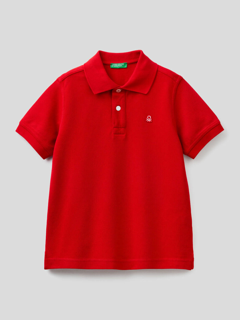 Polo em piqué de algodão puro image number 1