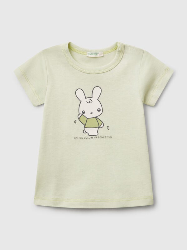 Camiseta de algodão Recém-nascido