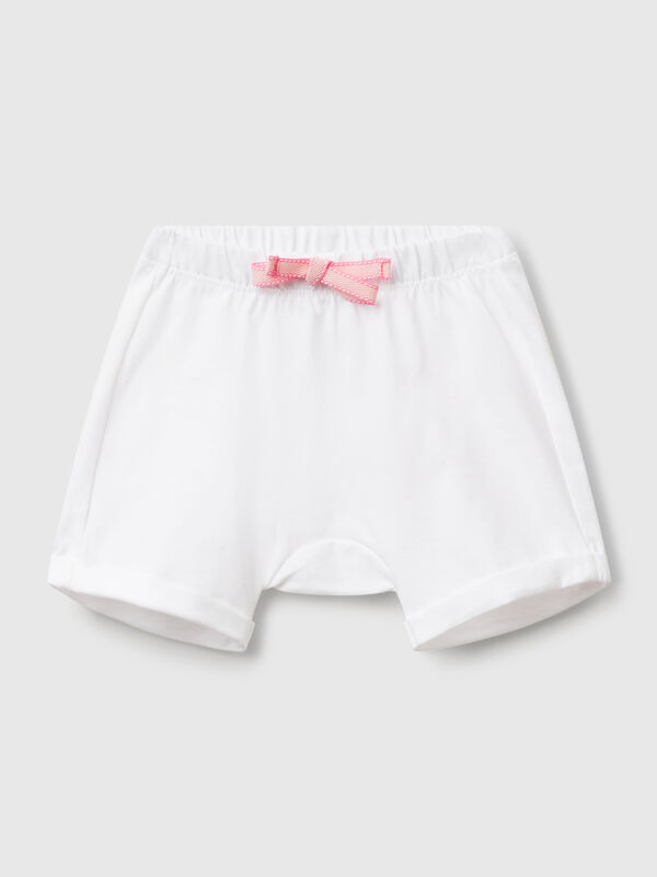 Shorts com patch atrás Recém-nascido