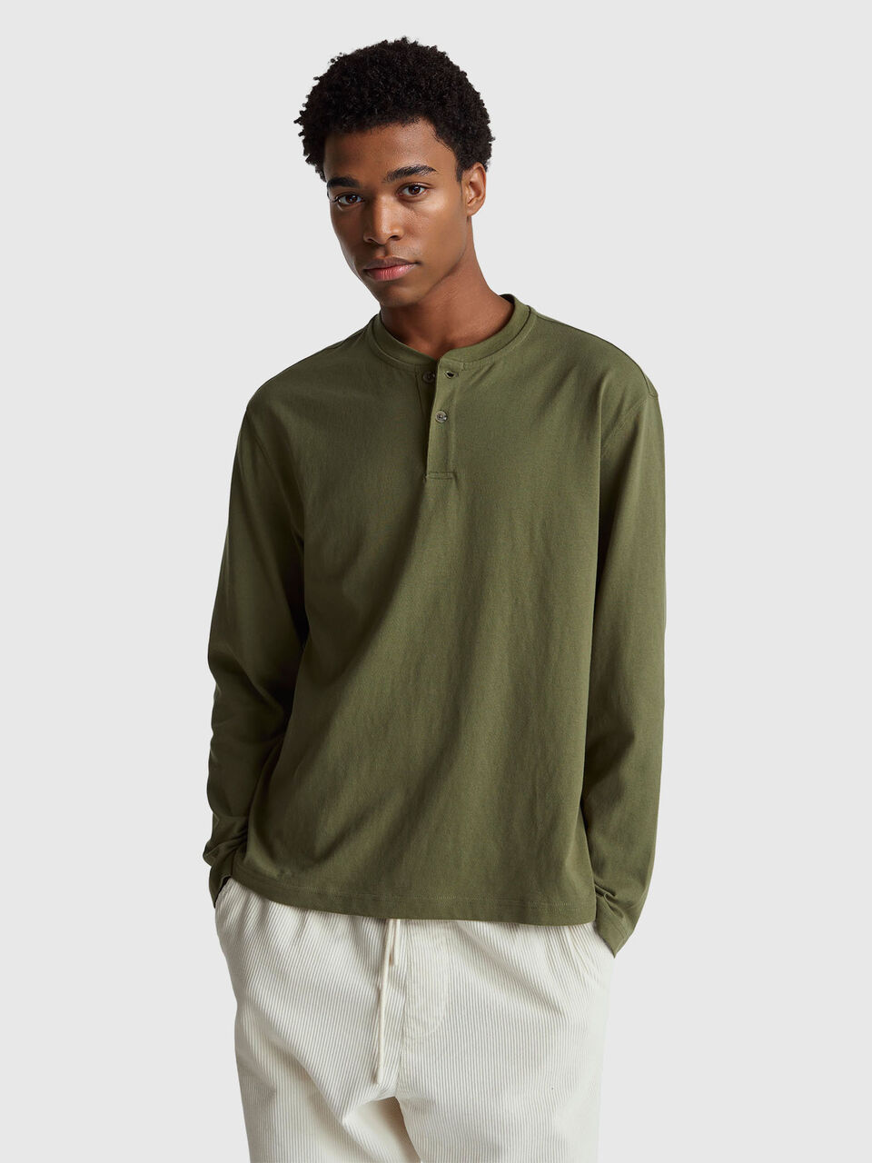 ROUND NECK SWEATL/S Homem image number null