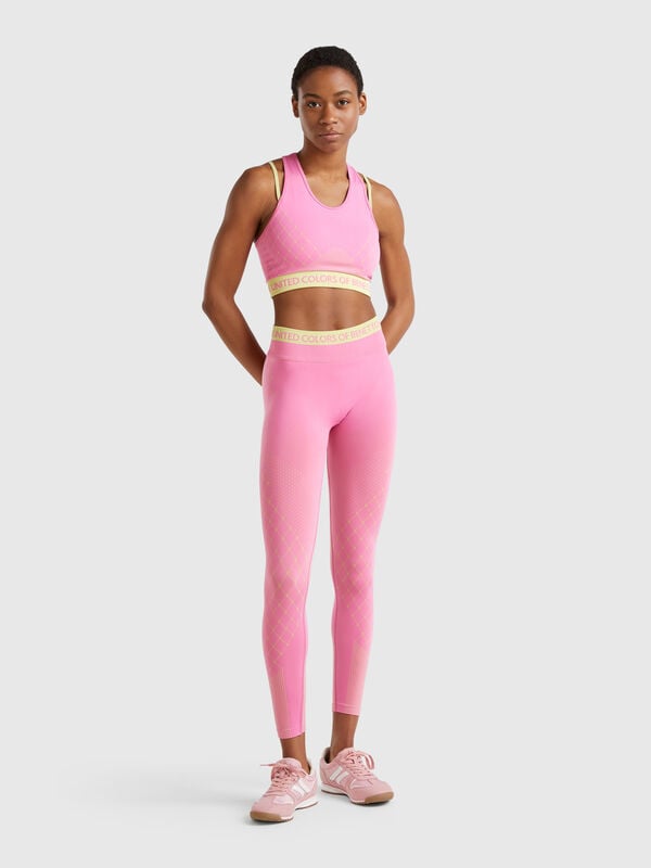 Leggings desportivas sem costuras Mulher