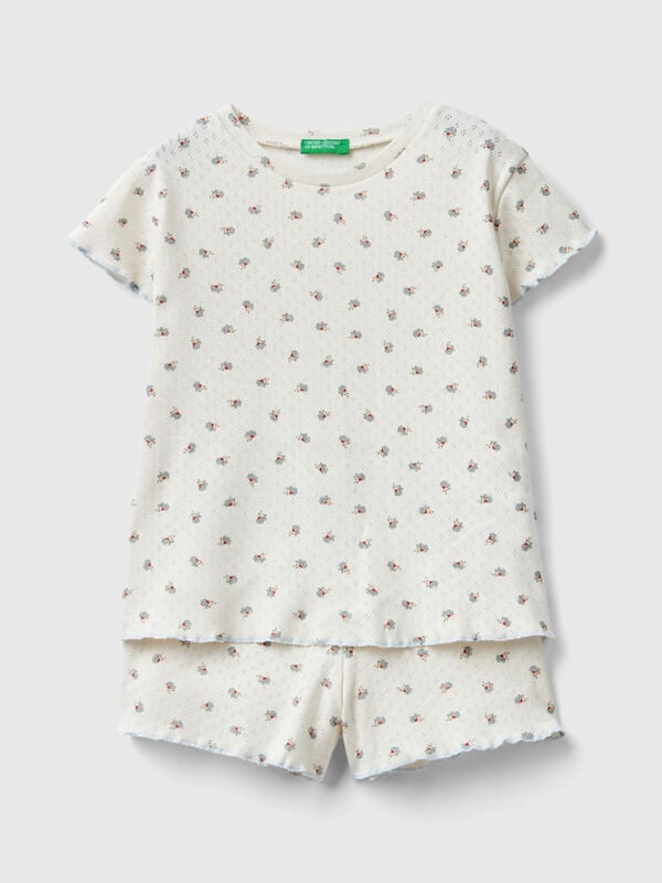Pijama padrão 100% algodão Menina