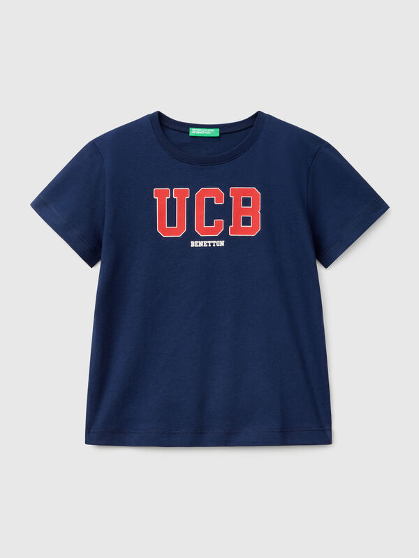 T-shirt com estampa logótipo Menino