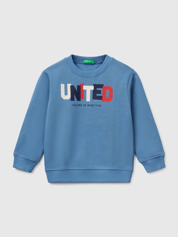 Sweat em algodão com estampa Menino