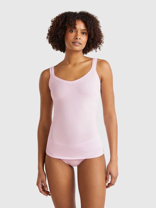 Top interior em algodão super stretch Mulher