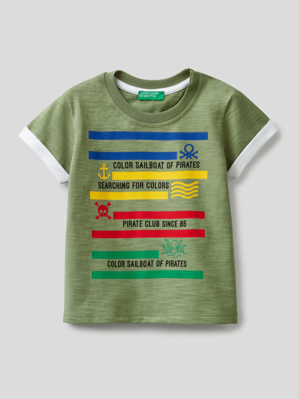 T-shirt em algodão com estampa image number 1