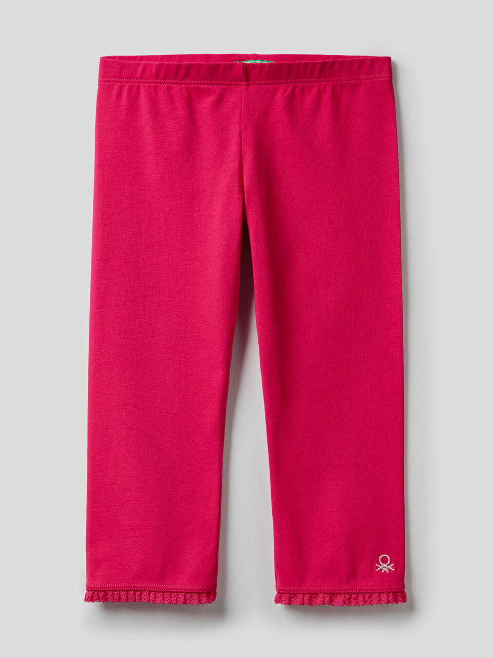 Leggings 3/4 em algodão stretch image number 1