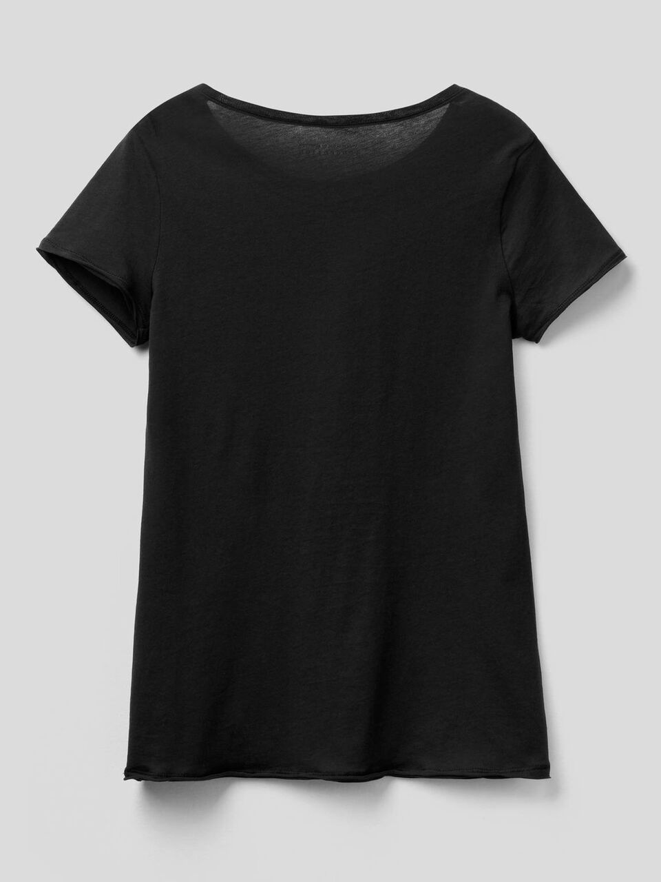 T-shirt em algodão de fibra longa image number 2