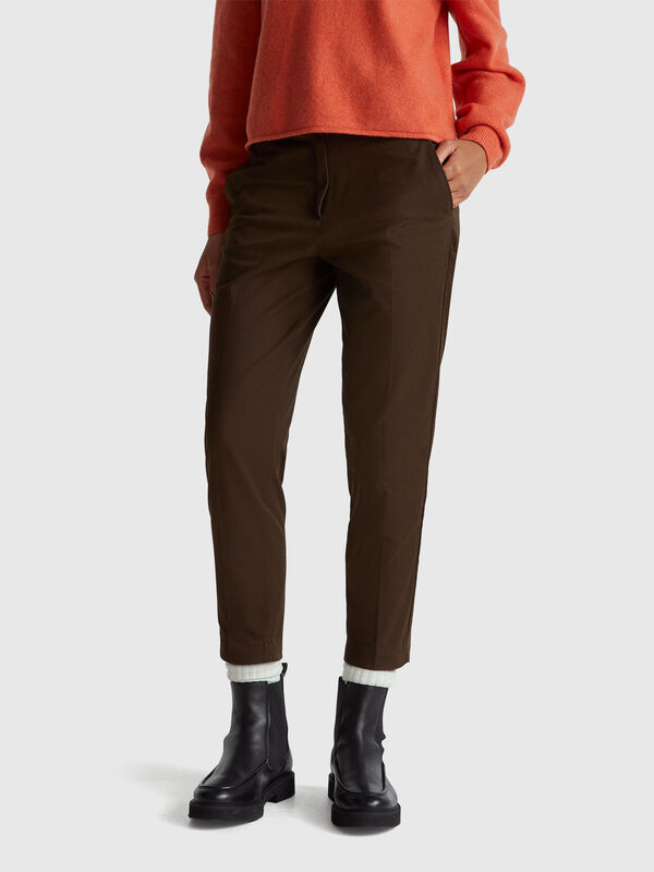 Calças slim fit Mulher