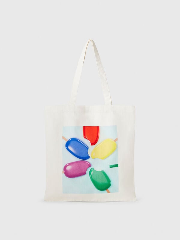 Tote bag com estampa de gelados Mulher