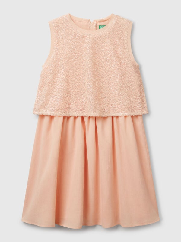 Vestido com lantejoulas Menina