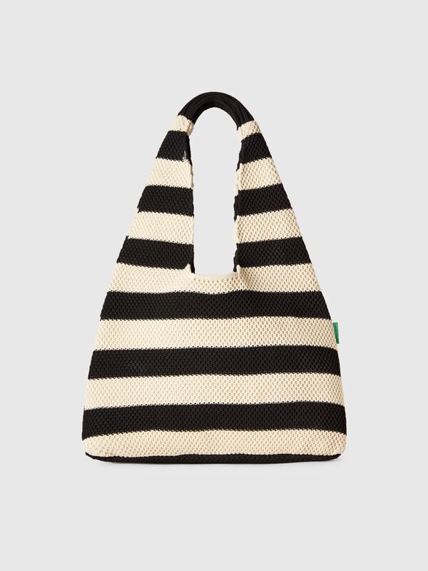 Bolsa de ombro em crochê Mulher