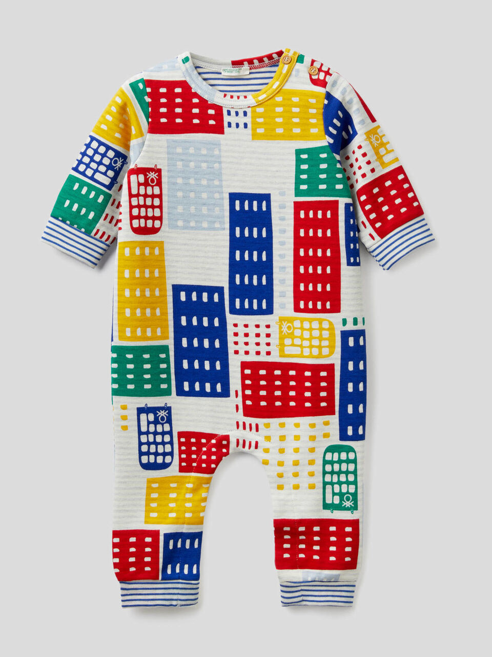 Babygrow em algodão orgânico stretch image number 1