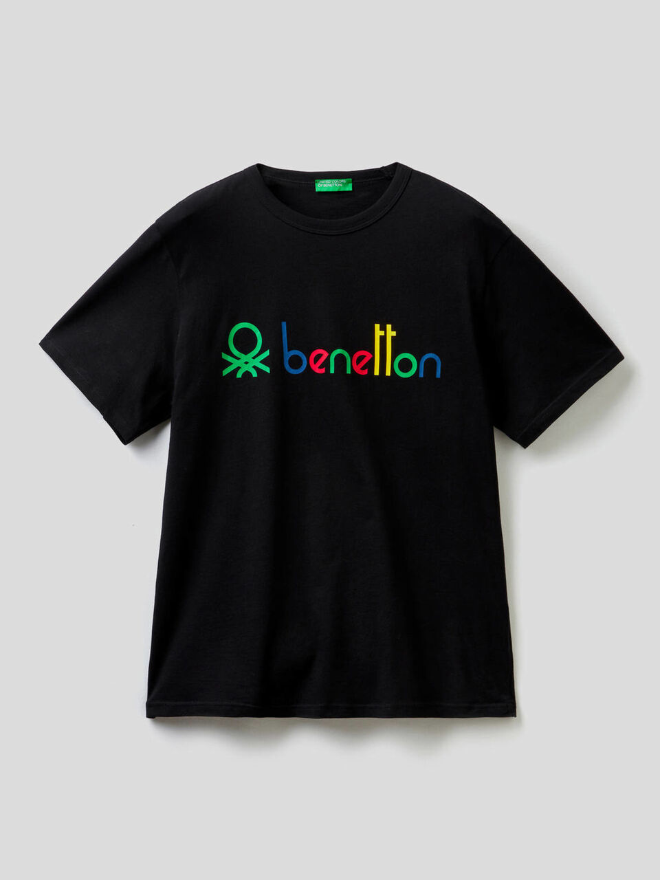 T-shirt com estampa logótipo image number 1