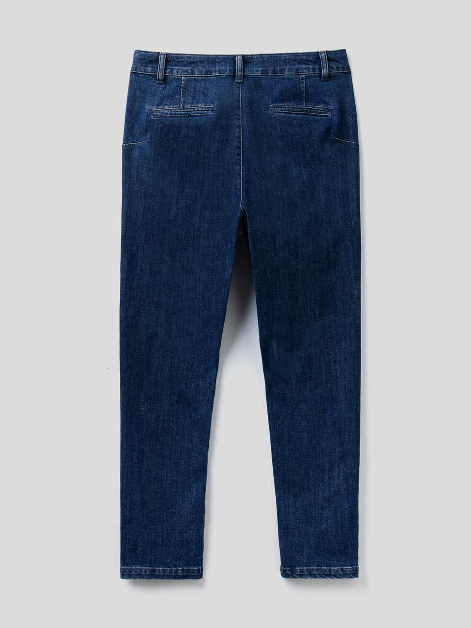 Chinos em denim de algodão stretch image number 2