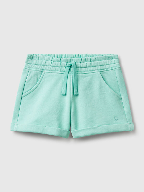 Shorts de lã 100% algodão Menina