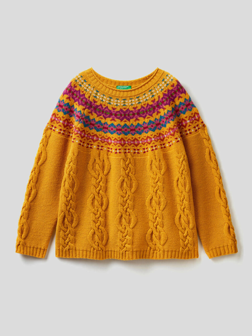 Camisola com trabalhado jacquard image number 1