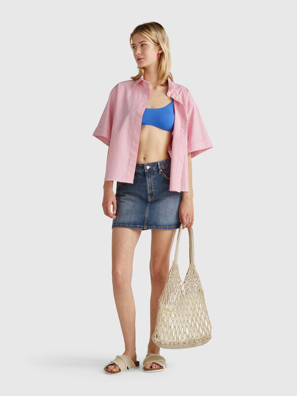 Minissaia jeans Mulher