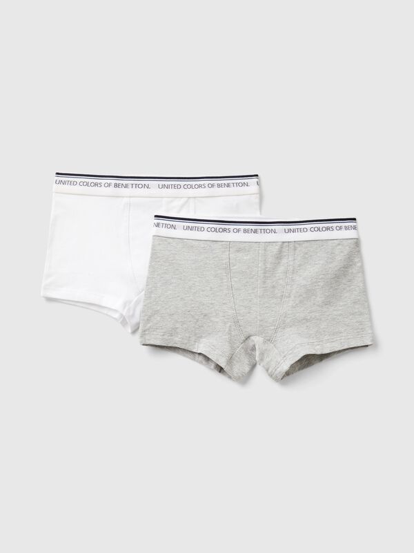 Dois boxers com elástico logótipo Menino