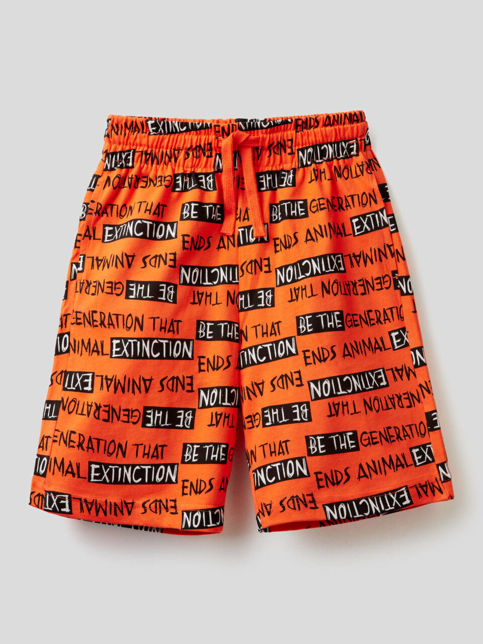 Bermudas estampadas 100% algodão image number 1