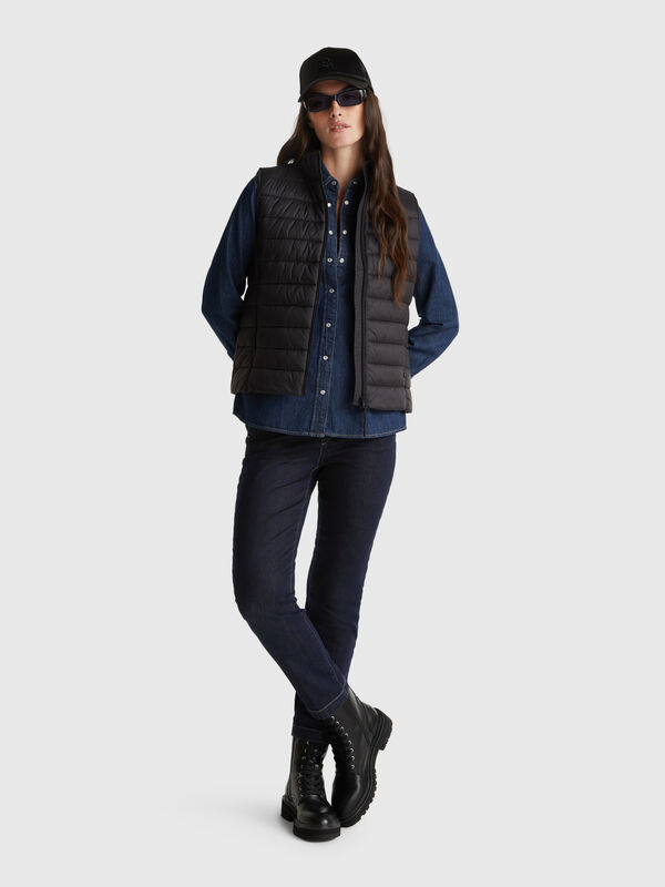 Chinos slim fit de jeans Mulher