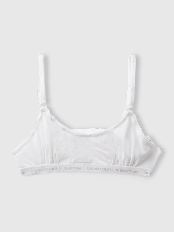 Duas brassieres em algodão elástico Menina