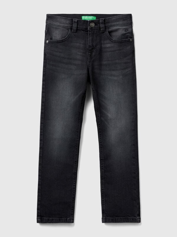 Jeans cinco bolsos Menino