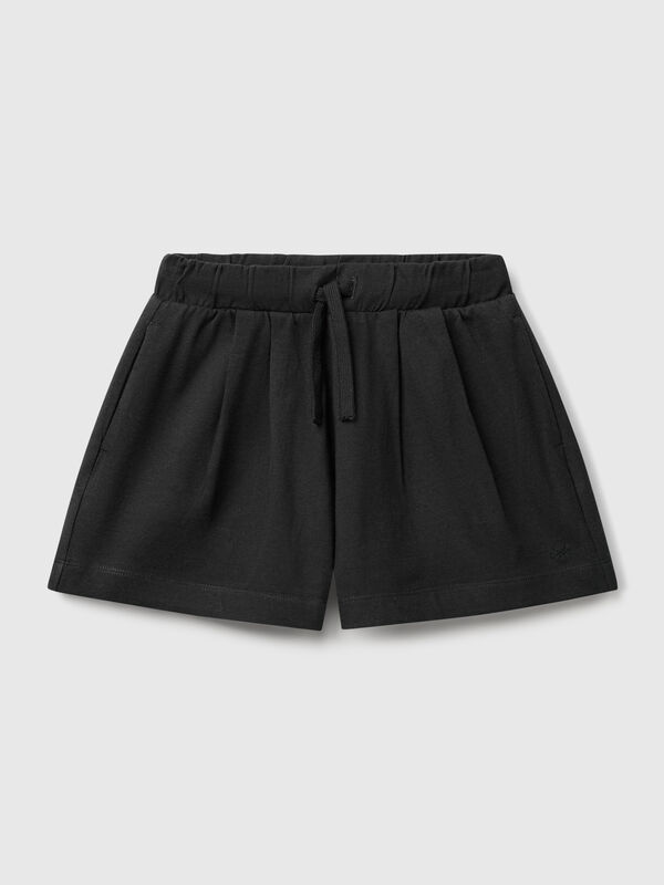 Shorts em algodão puro Menina