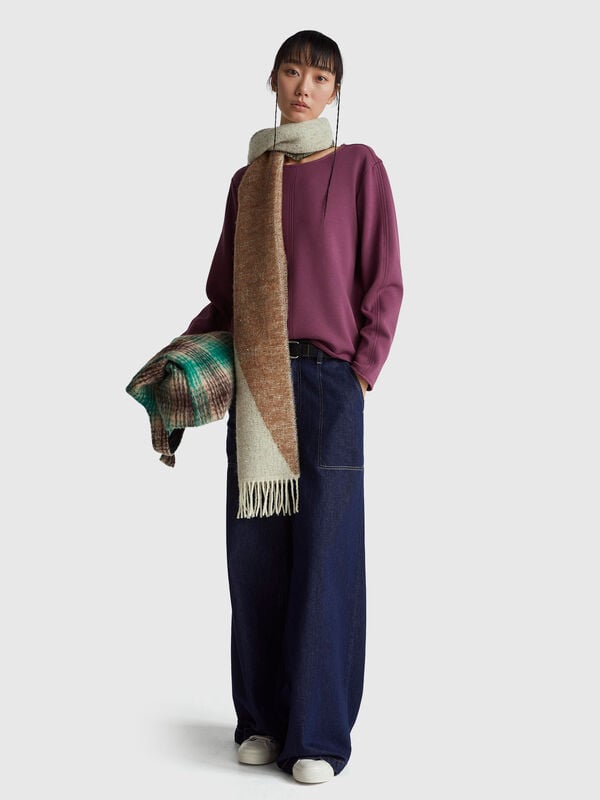 T-shirt em Modal stretch Mulher