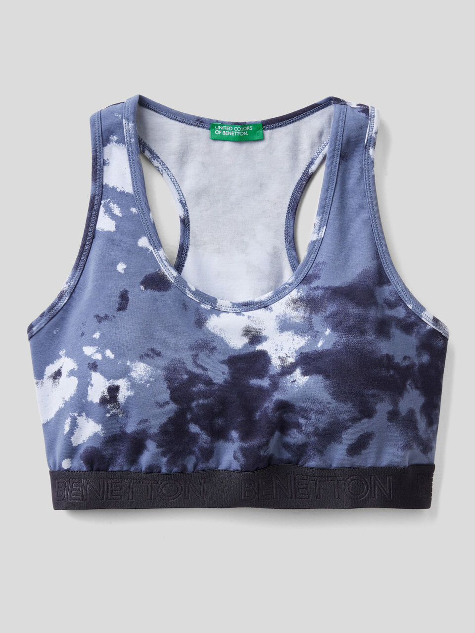 Top curto desportivo tye-dye image number 1