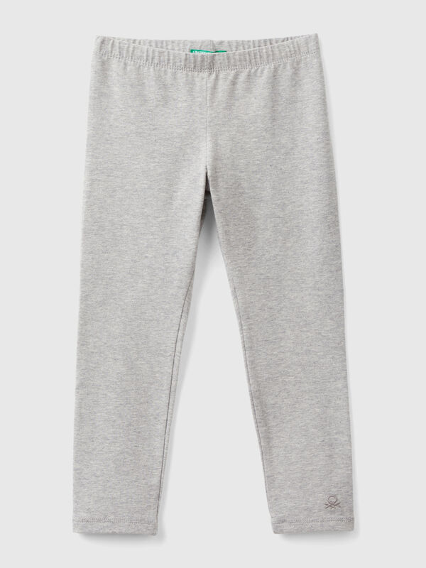 Leggings em algodão stretch Menina