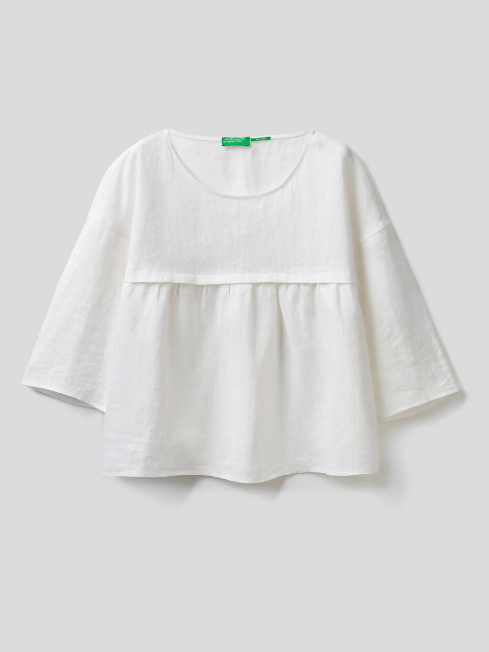 Blusa 100% linho com folho image number 1