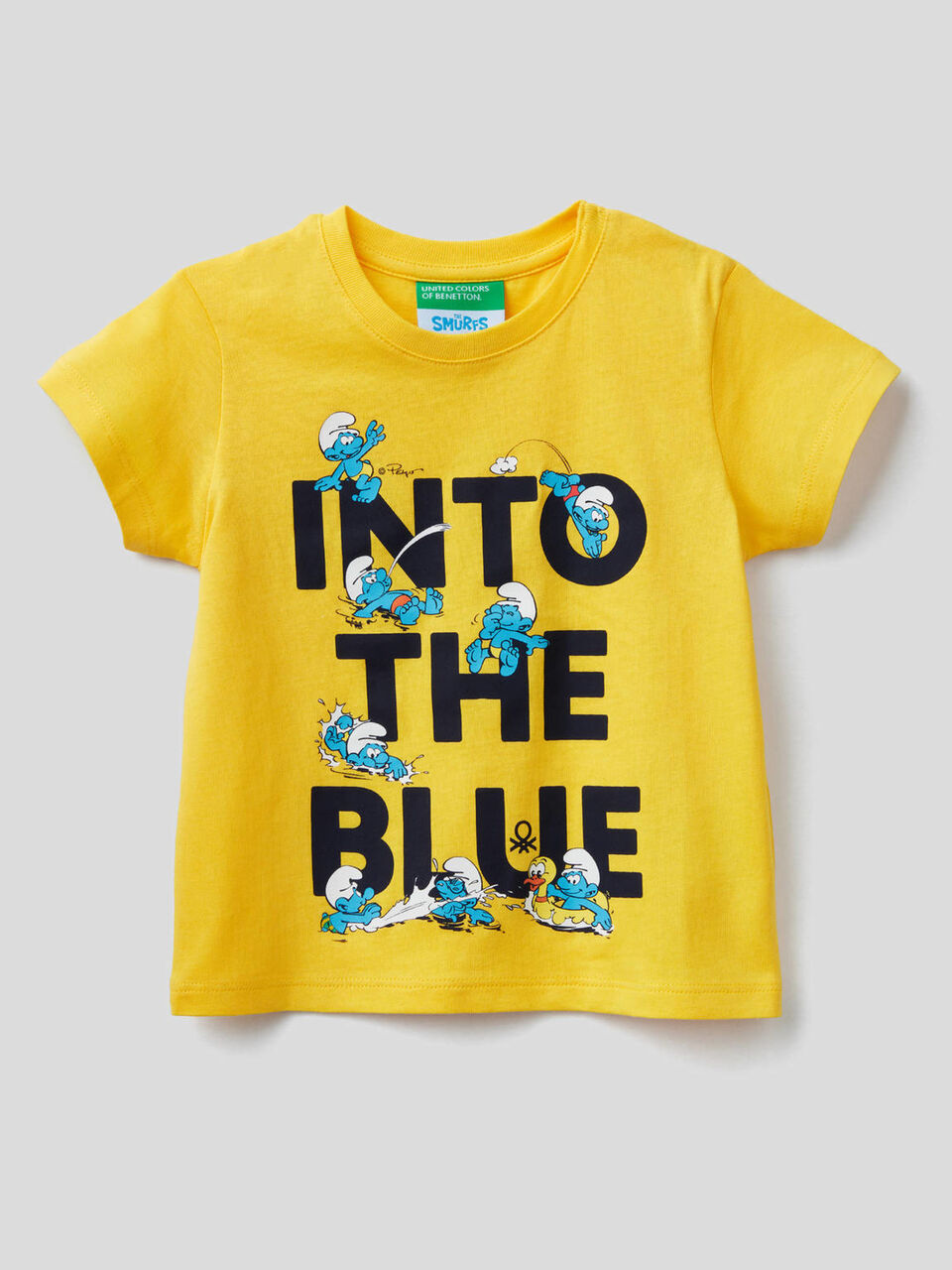 T-shirt com estampa Os Smurfs image number 1