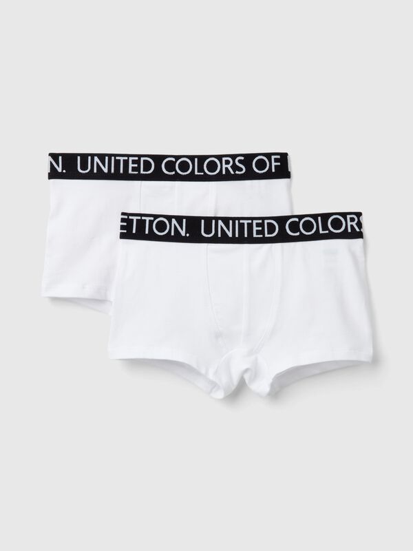 Dois boxers com elástico logótipo Menino