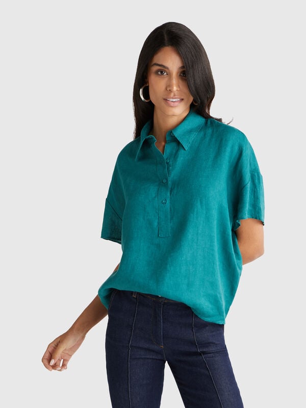 Blusa em linho puro Mulher