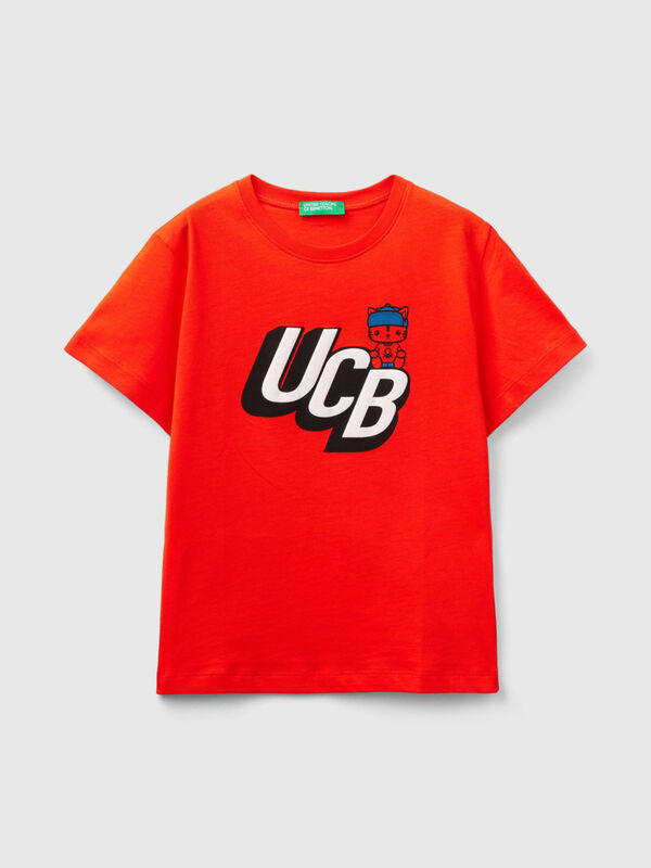 T-shirt colorblock de mangas curtas, para bebé-Bebé 0-36 meses