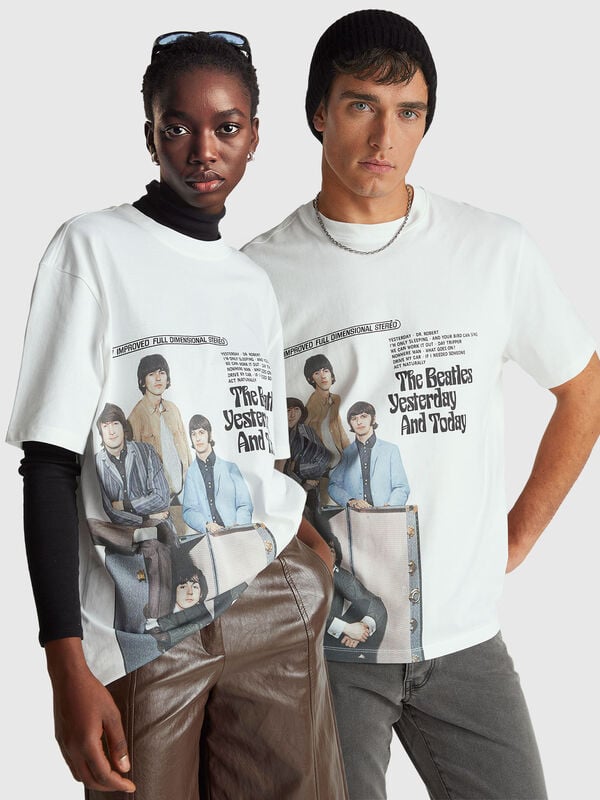 T-shirt "The Beatles” em algodão
