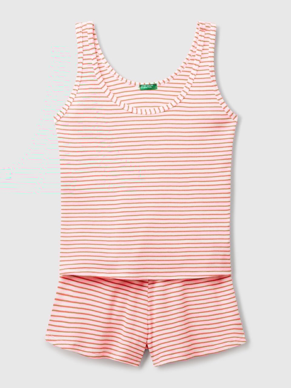 PYJAMA(VEST+SHORTS) Mulher image number 1
