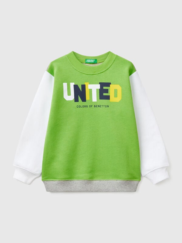 Sweat em algodão com estampa Menino