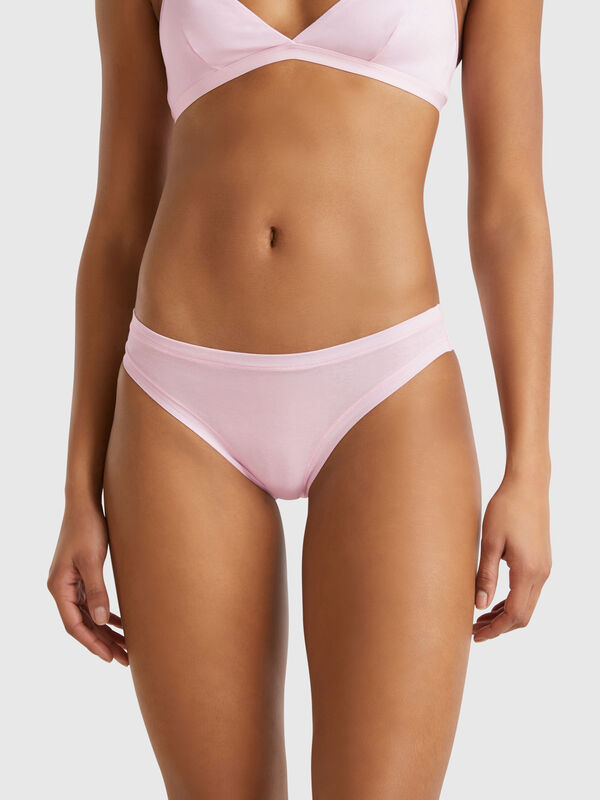Slip cintura descida em algodão super stretch Mulher