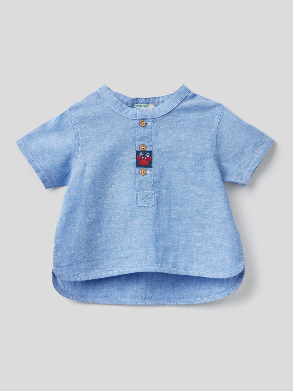 Camisa em linho misto image number 1